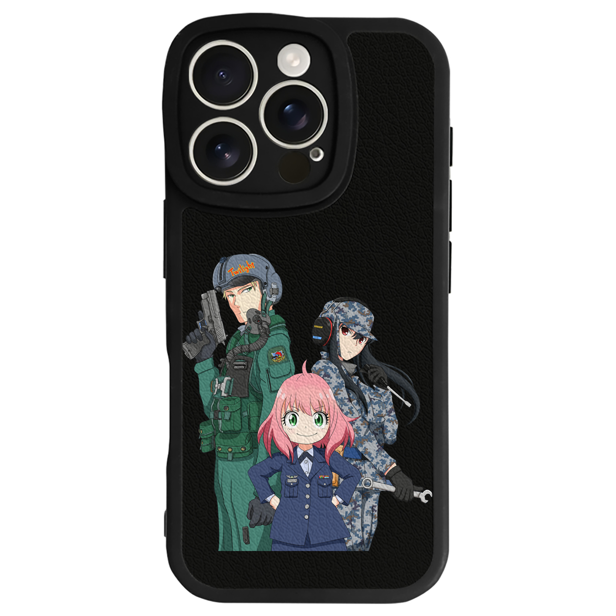 （画像用） SPY×FAMILY间谍家家酒 【iPhone 16シリーズ対応】シリコンスマホケース（レザー調） 材質：シリコン